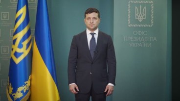 Зе-выступил с обращением после беспорядков в Н.Санжарах 20.02.