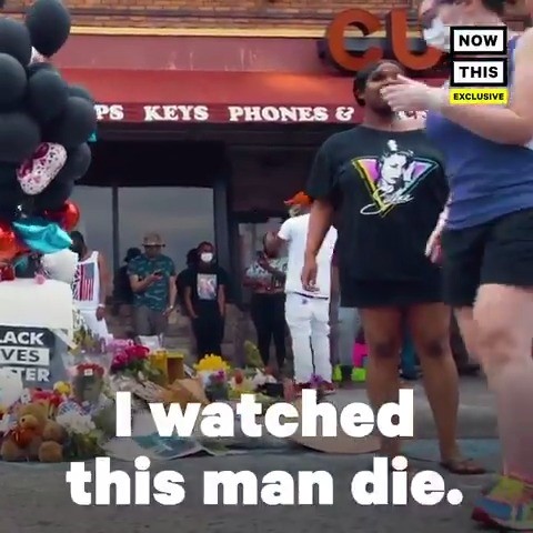 I watched this man die