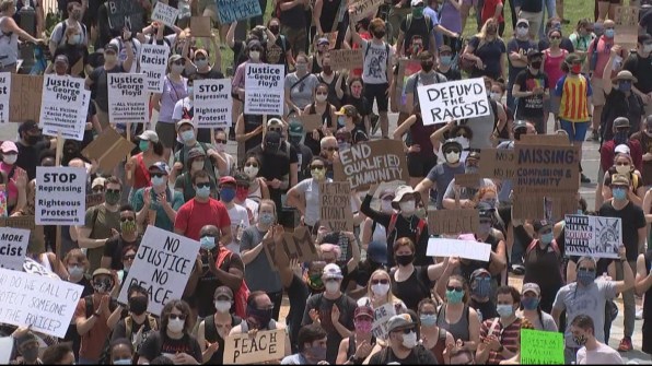 100-тысячный митинг левых