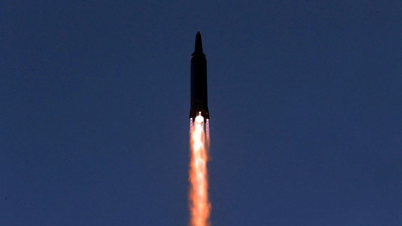 Испытание ракеты КНДР