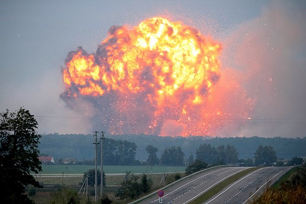 взрывы на воен.базах