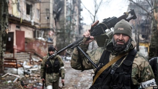 кадыровцы в Мариуполе