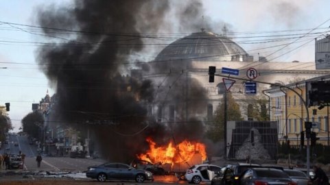 удар по центру Киева10