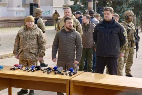 Зе-обратился к жителям Херс