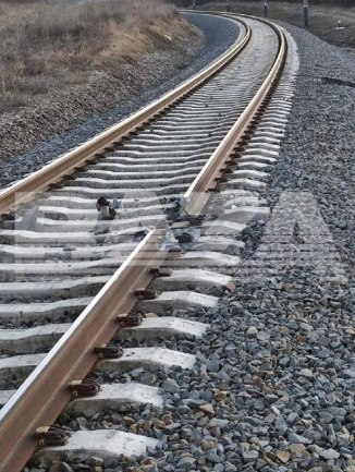 повреждённое ж.д.полотно