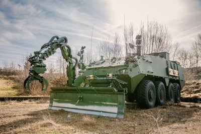 машина для разминирования швейцар GCS