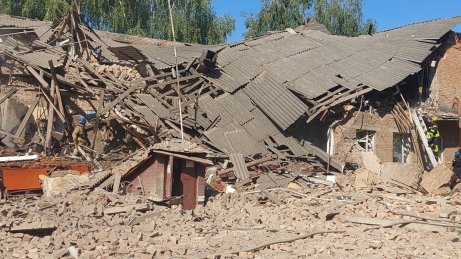 удар по школе,Ромны, 23.08